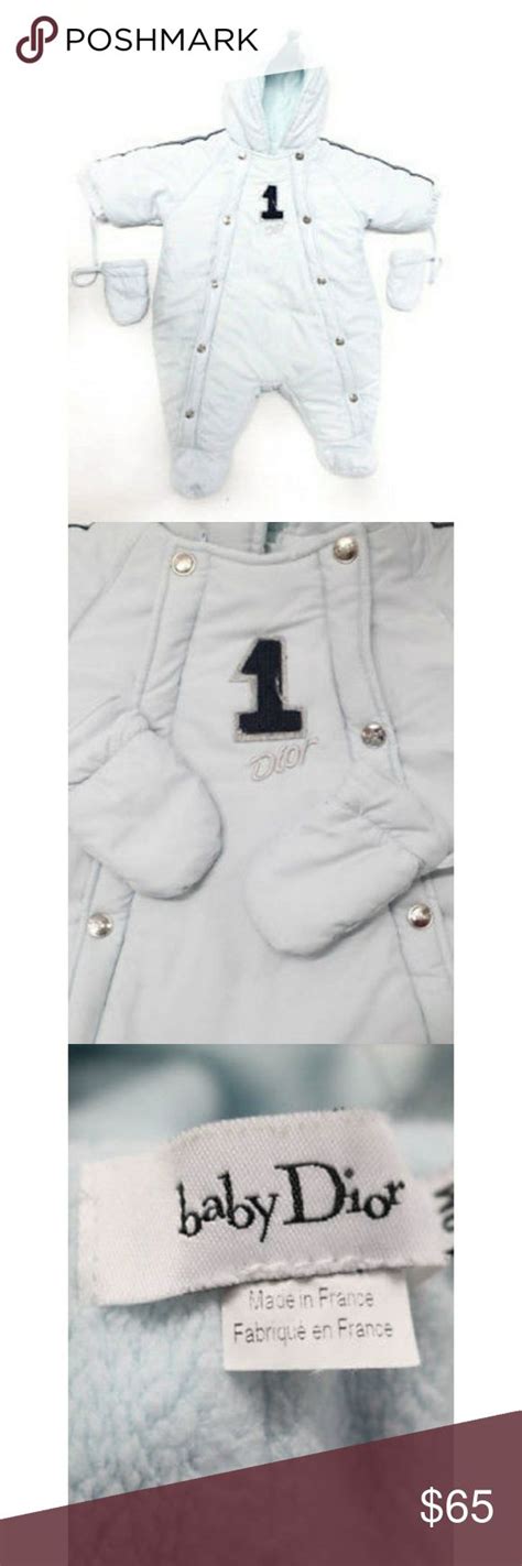 baby christian dior clothes|baby Dior snowsuit.